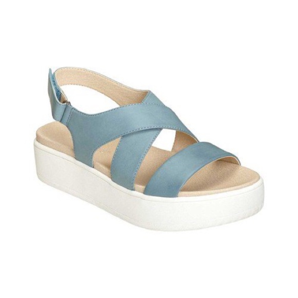 New in Box! Aerosols blue leather sandal
